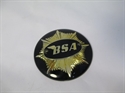 Picture of BADGE, TANK, BSA, BLACK, REPO