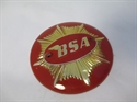 Picture of BADGE, TANK, BSA, RED, 4''