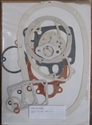 Picture of GASKET SET, FULL, B50, 71-74