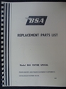 Picture of PARTS BOOK, B44VS 69, REPO
