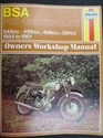 Picture of MANUAL, SHOP, BSA SIN.54/61