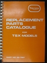 Picture of PARTS BOOK, TSX, 82-83