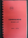 Picture of PARTS BOOK, 69-70 COMMANDO