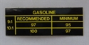 Picture of DECAL, GASOLINE RECOM.