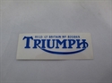 Picture of DECAL, TRIUMPH REGD, BLUE