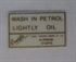 Picture of DECAL, A/FILTER, WASH IN PE