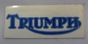 Picture of DECAL, TRIUMPH, BLUE, SMALL