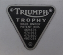 Picture of PATENT PLATE, TROPHY, SILVE
