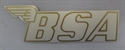 Picture of DECAL, BSA, GOLD OUTLINE