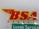Picture of DECAL, BSA RED/YELLOW, B44